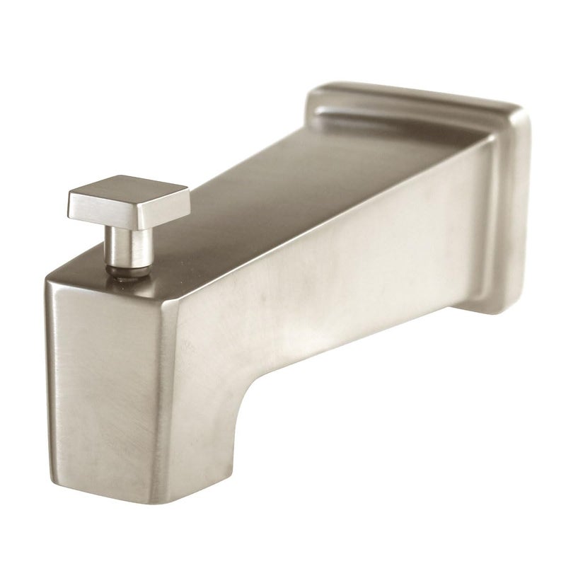 Speakman S-1569-BN Kubos Bathtub Spout with Diverter for Stylish Bathroom DÃ©cor, Brushed Nickel